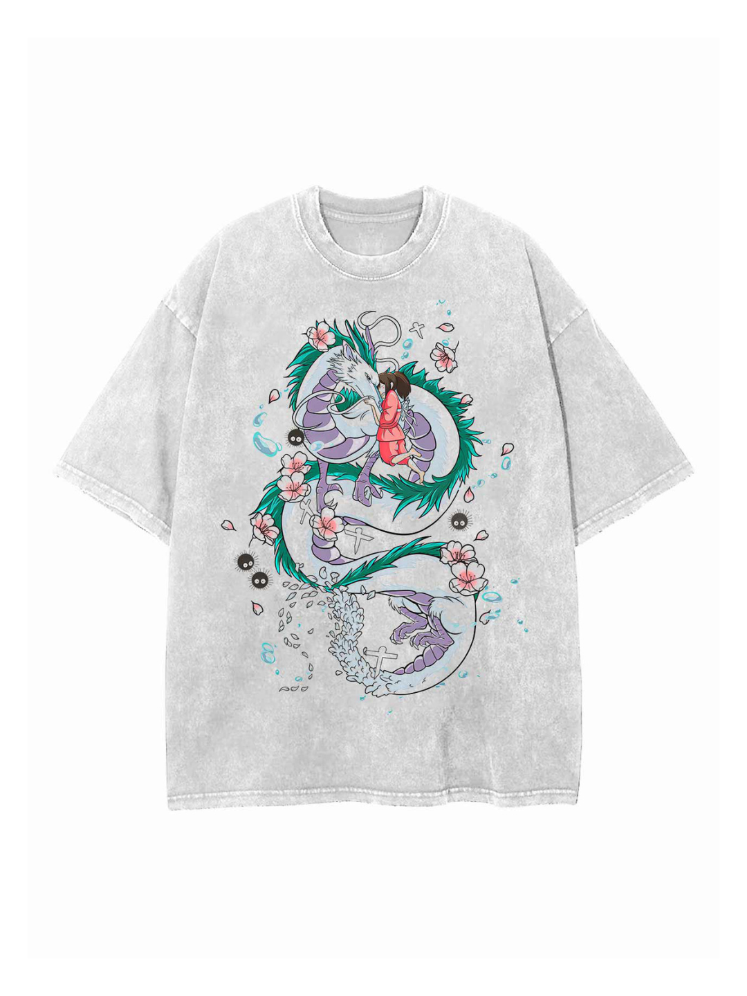 HAKU & CHIHIRO VINTAGE OVERSIZE TEE