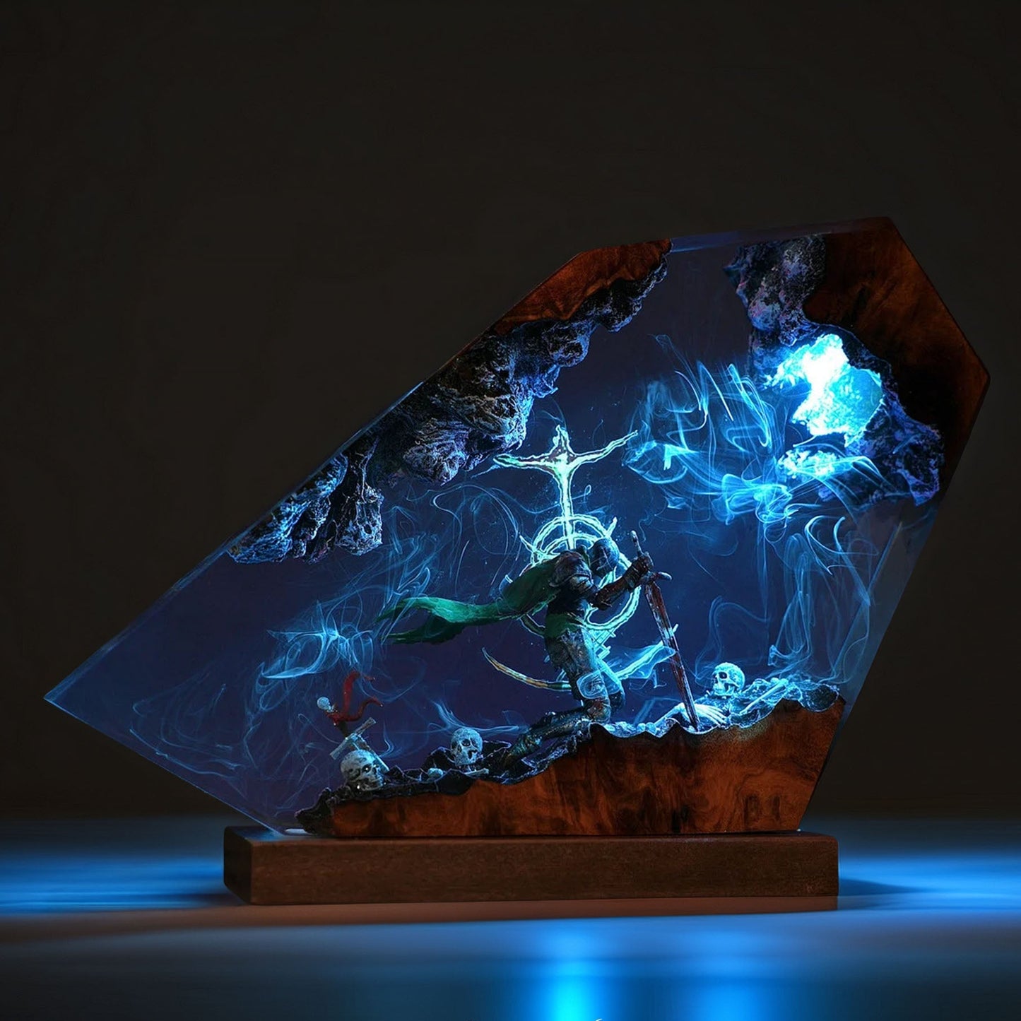 Black Beast Death Blade Resin Lamp
