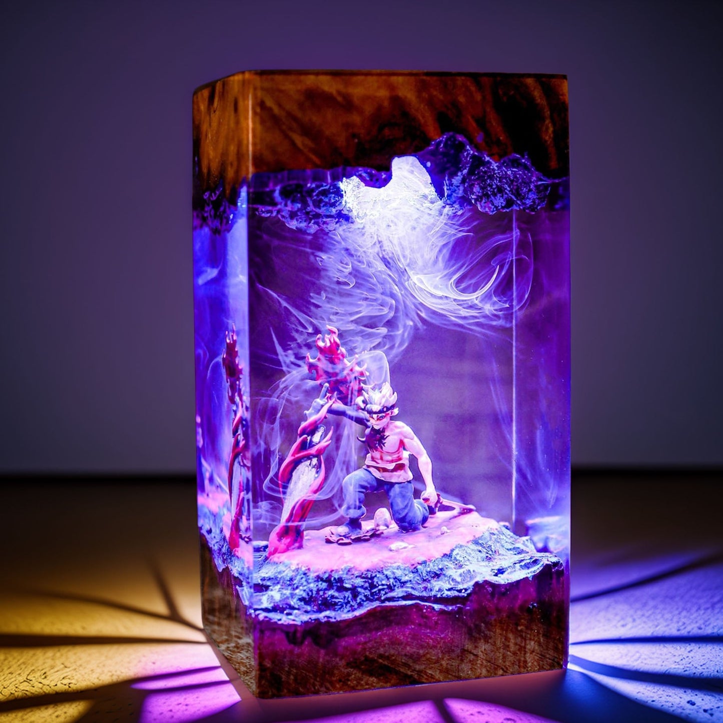 Dark Anti Magic Knight Demon Form Resin Lamp