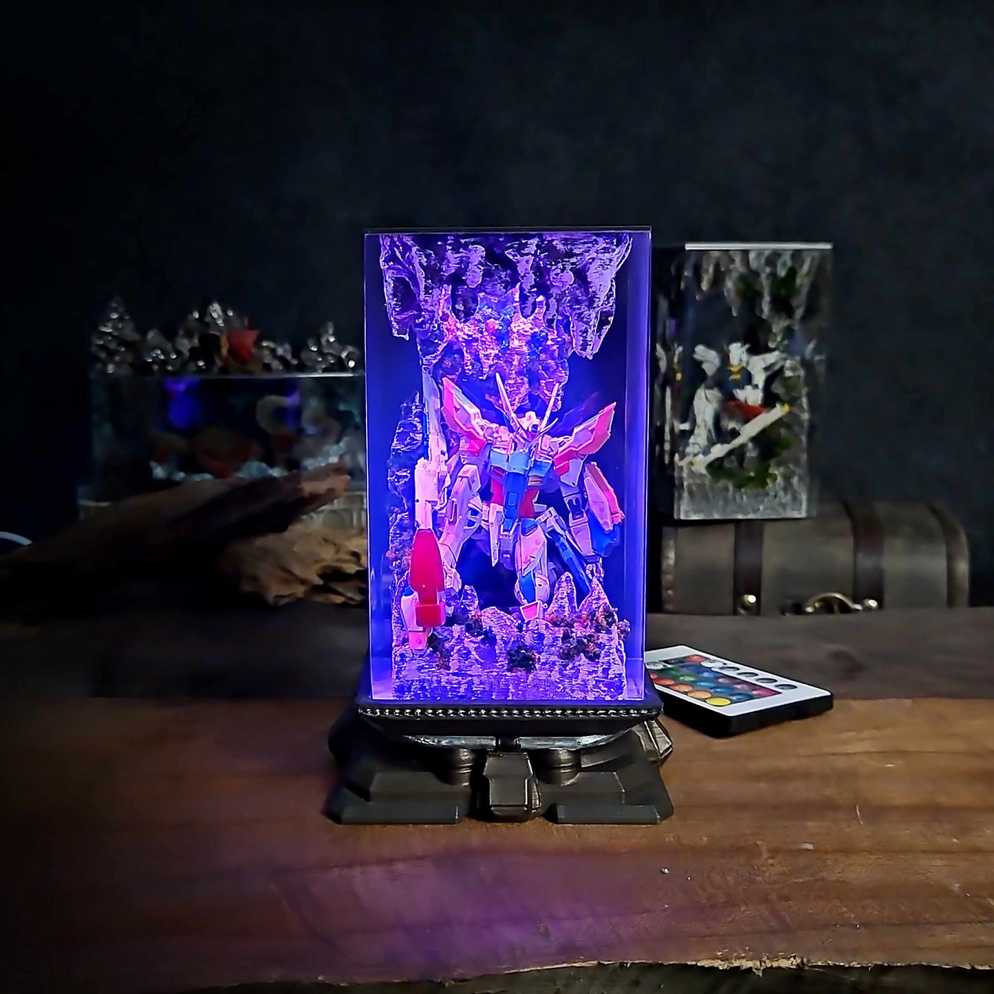 Wing Mecha Pilot Armor Resin Lamp