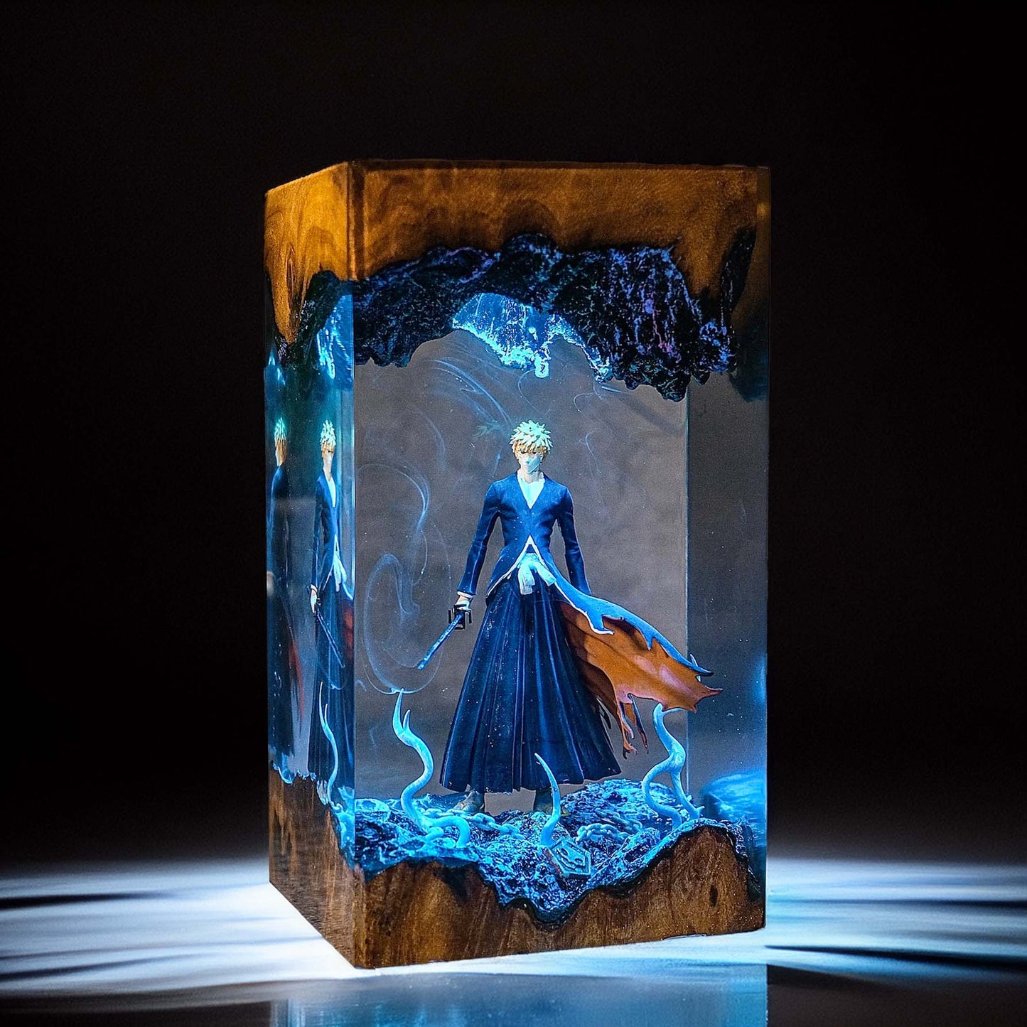 Orange Hair Soul Reaper Resin Lamp