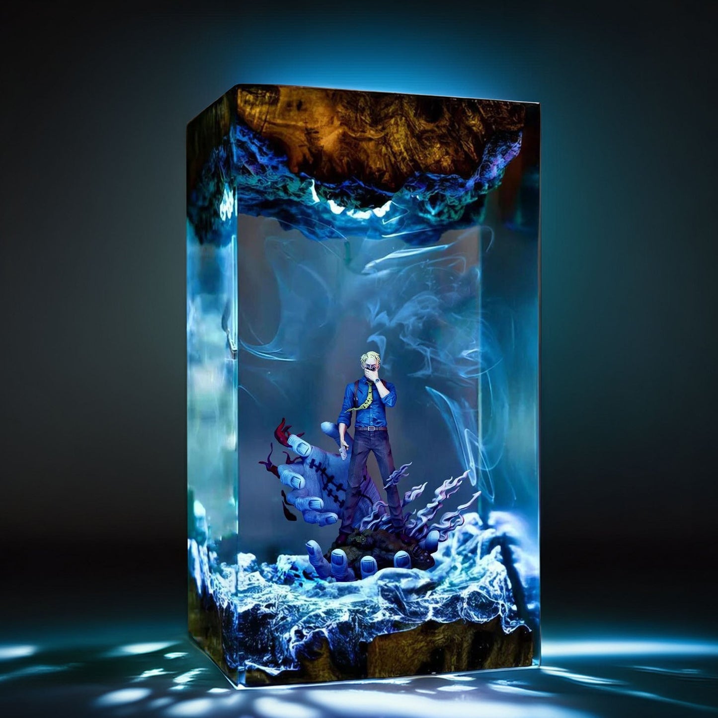 Office Sorcerer Mentor Resin Lamp
