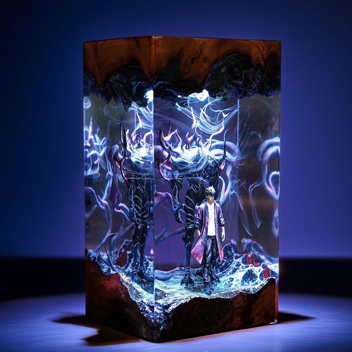 Awakened Shadow Hunter Resin Lamp