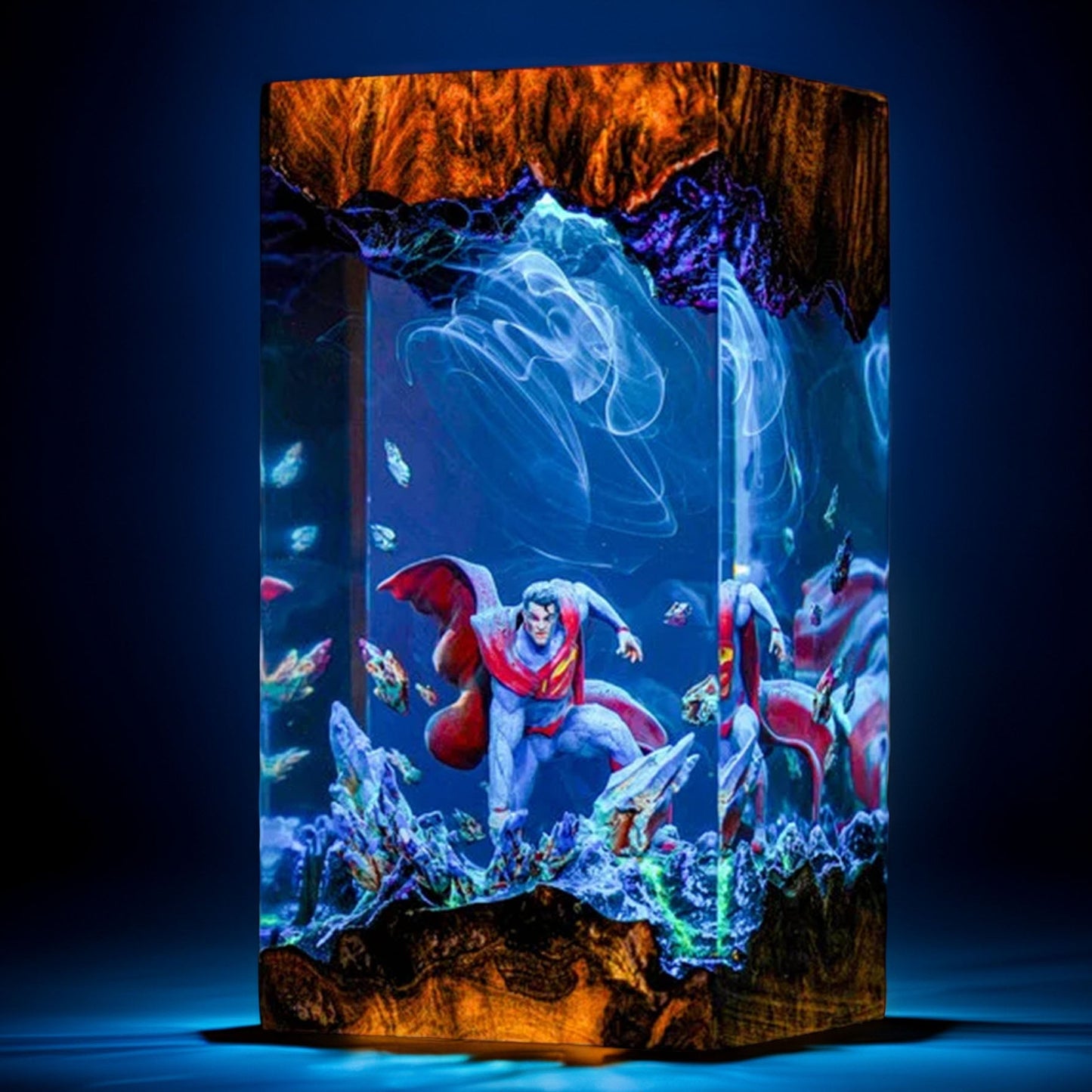 Solar Krypton Hero Resin Lamp
