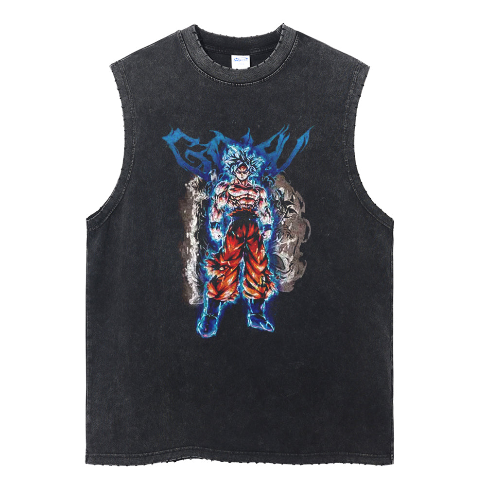 "Ultra Instinct" Vintage Washed Tank Top
