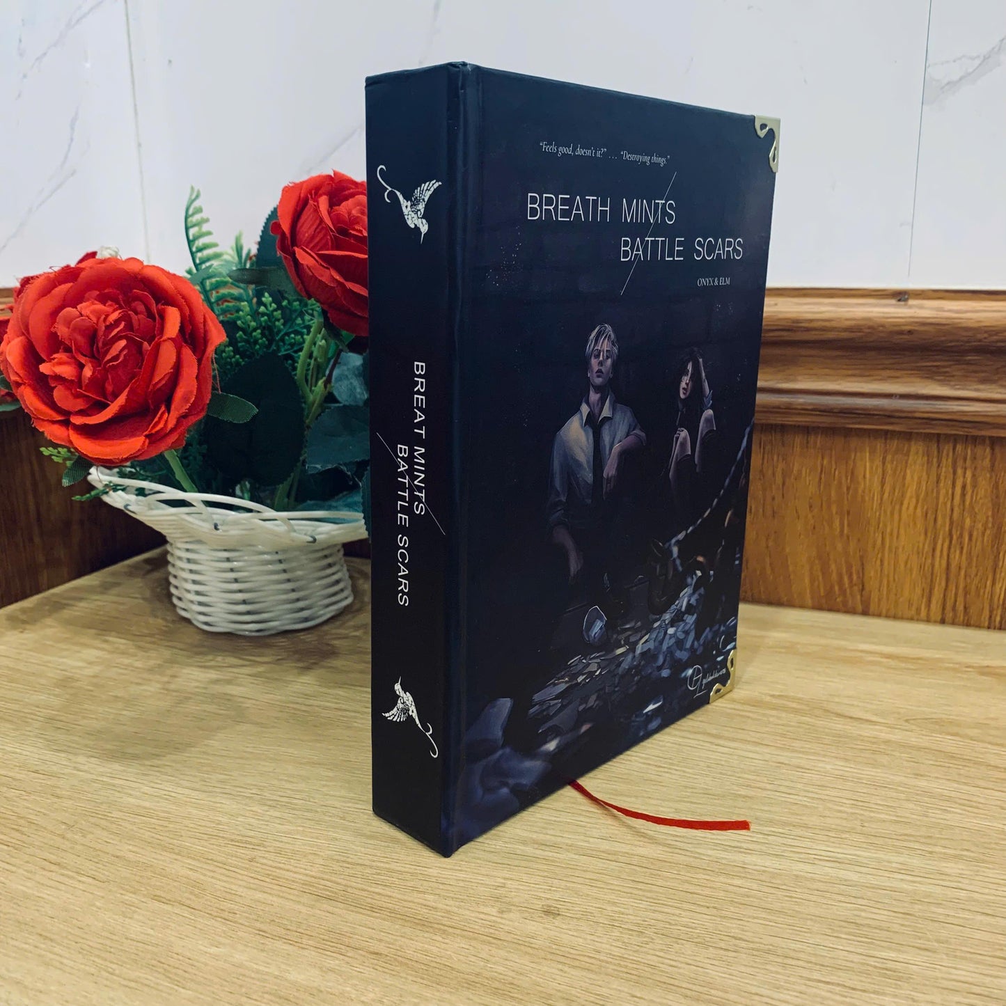 Breath Mints / Battle Scars Hardcover Book: Illustrated Romantic Dramione Fanfiction, Special Cover Art