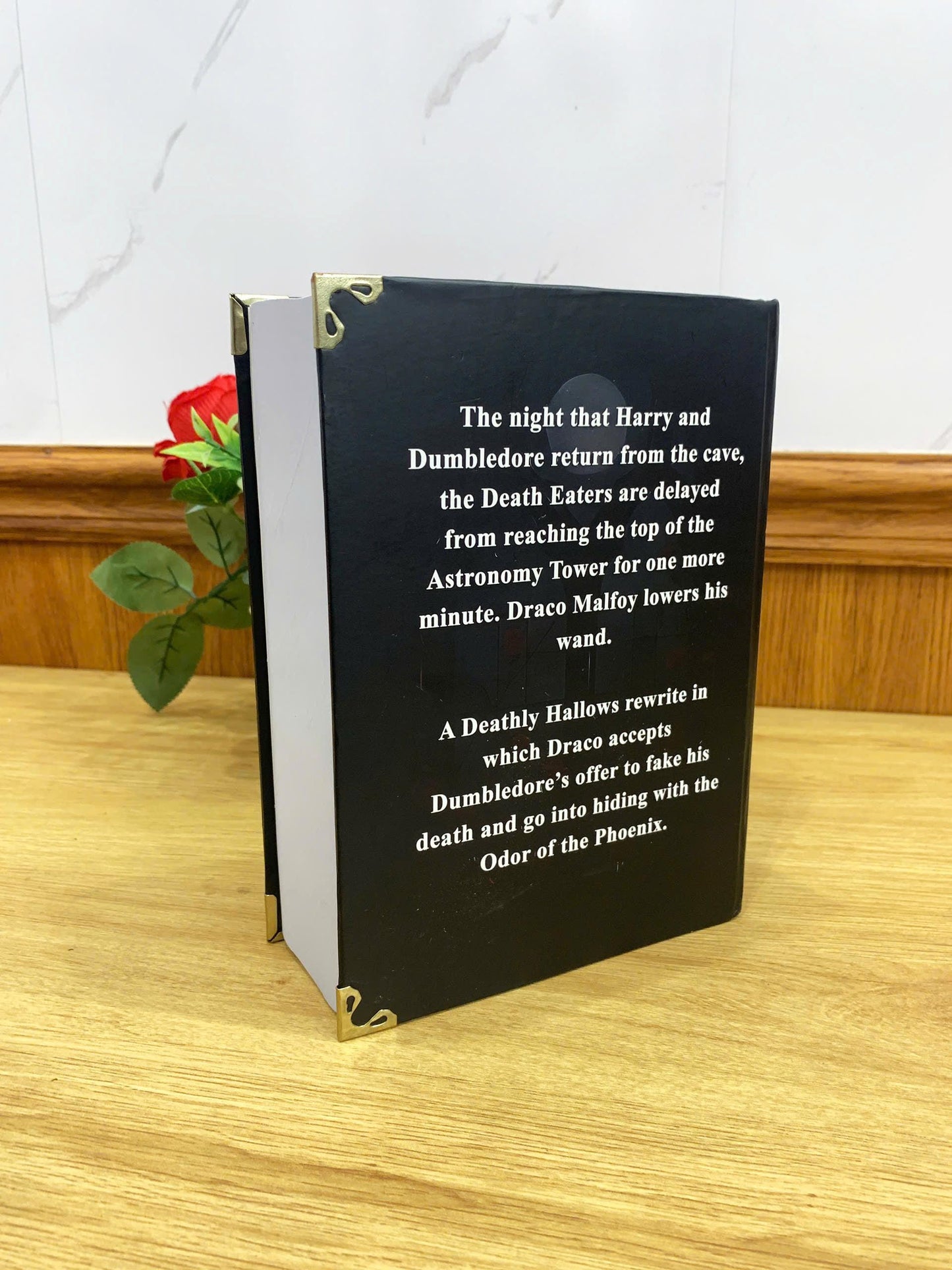 The Disappearances Of Draco Malfoy Hardcover Book: Illustrated Romantic Dramione Fanfiction, Dark Cover Art