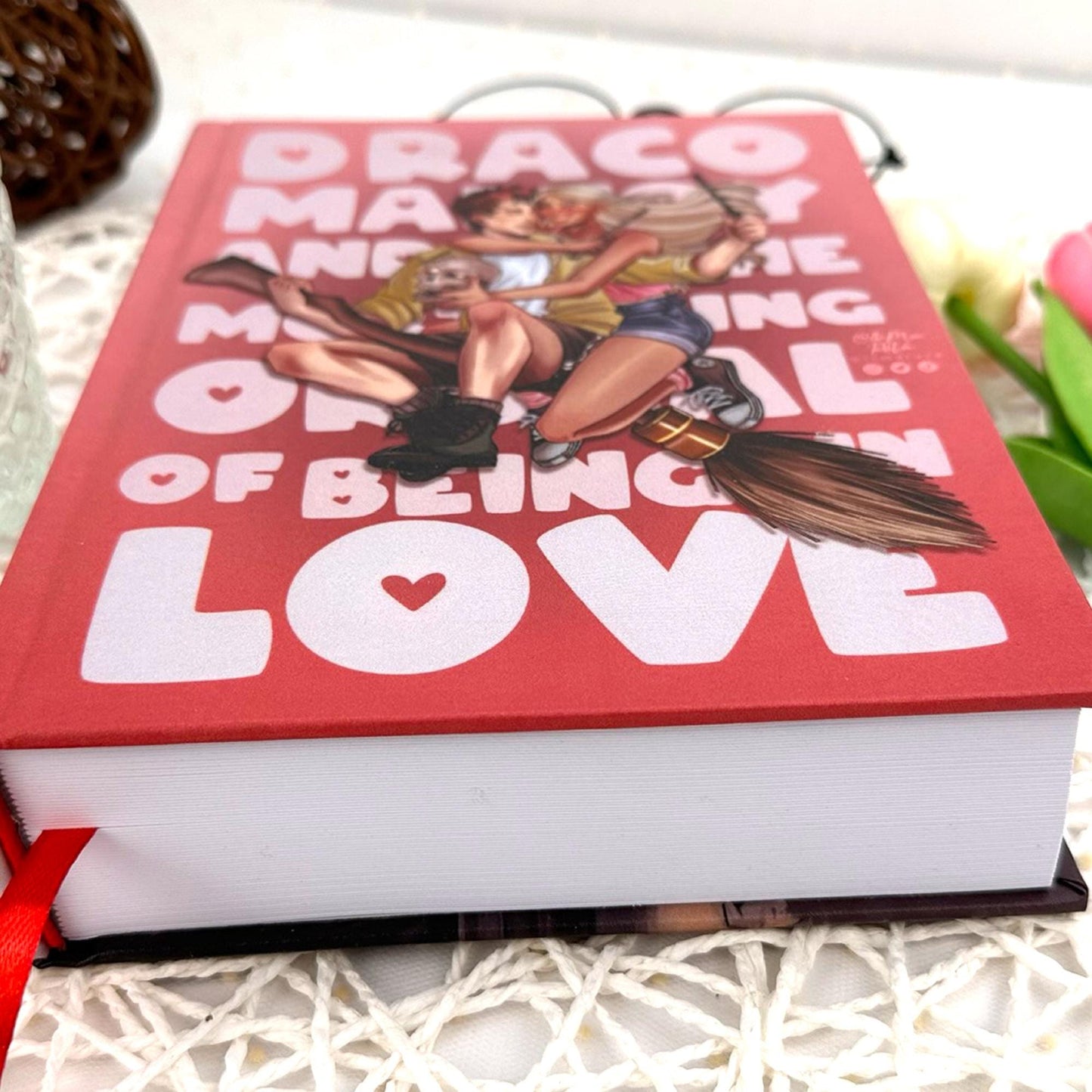 Draco Malfoy and The Mortifying Ordeal Of Being In Love, Limited Pink Hardcover N08