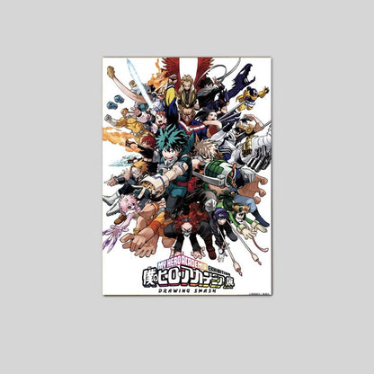 My Hero Academia Exhibition Drawing Smash Poster Size 24''x36''