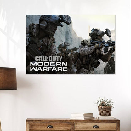 Call of Duty: Modern Warfare - Campaign Wall Poster Retro Style - Size 24''x36''