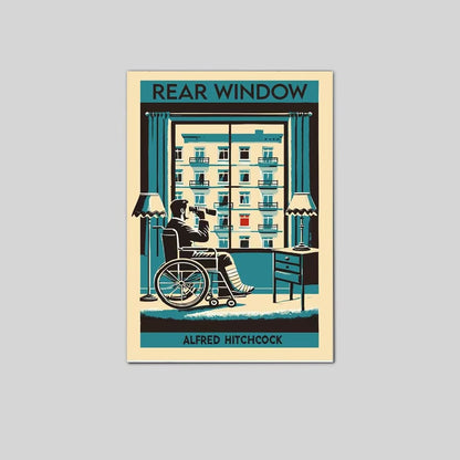 Rear Window Poster: Alfred Hitchcock Poster Full Size 24''x36''