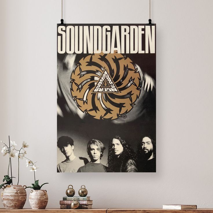 Music Poster- Soundgarden Band Poster- Vintage Style - Size 24x36
