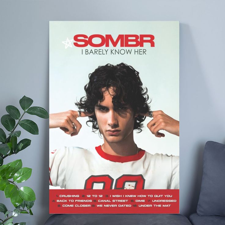 Music Poster- SOMBR album Poster Size 24''x36''