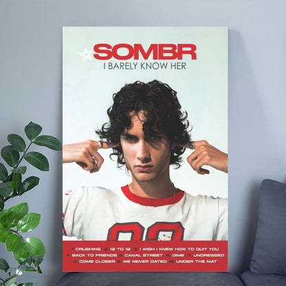 Music Poster- SOMBR album Poster Size 24''x36''