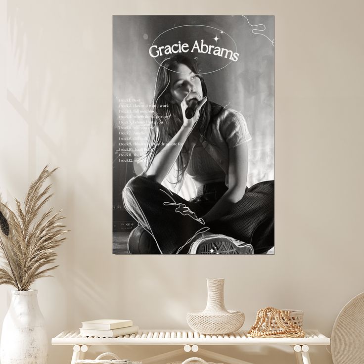 Gracie Abrams Good Riddance 3 Canvas Poster Wall Decorative Art Painting Living Room Bedroom Unframe Size 24''x36''