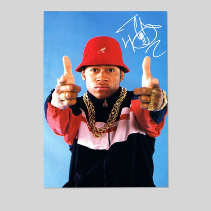 Music Poster - LL Cool J Rapper Retro Style - Size 24x36