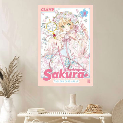 Cardcaptor Sakura Clamp, Clear Card Arc Anime Poster Sakura art Poster Size 24''x36''