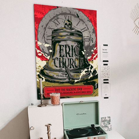 Eric Church Show Poster -  Sep 18, 2025 Philadelphia, PA Size 24''x36''