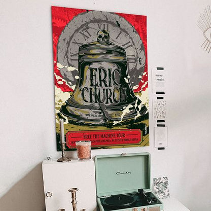 Eric Church Show Poster -  Sep 18, 2025 Philadelphia, PA Size 24''x36''