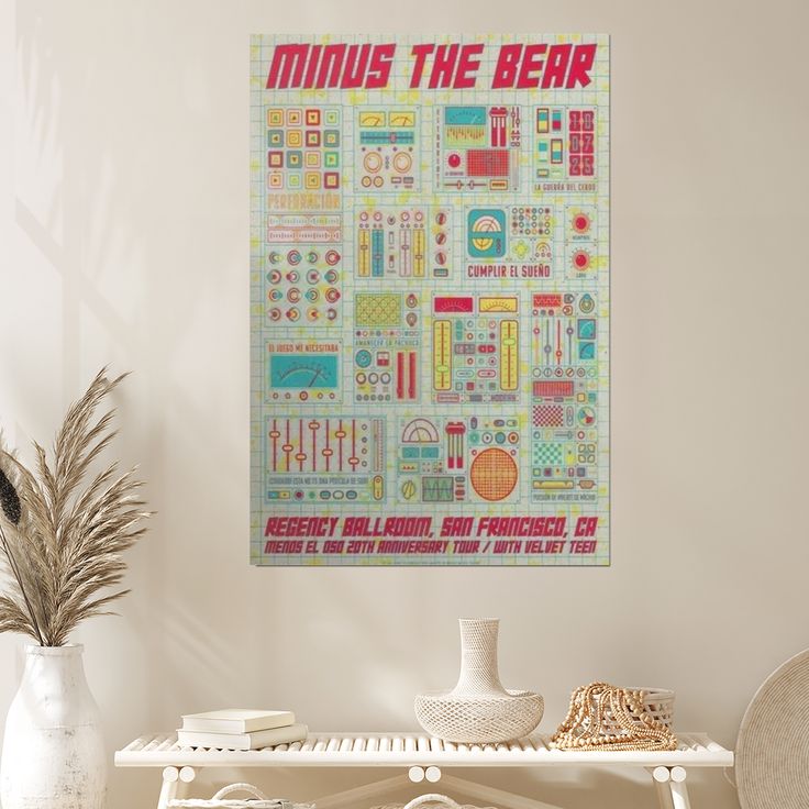 Minus The Bear Oct 7 2025 Regency Ballroom San Francisco Poster Home Decor Size 24''x36''