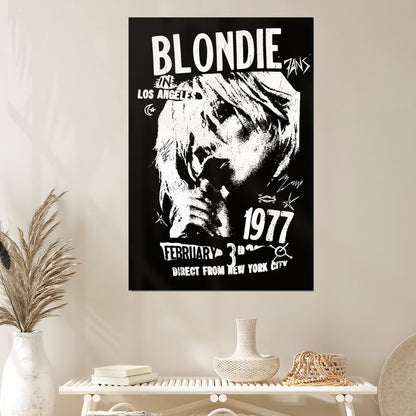 Blondie LA Tour 1977  Decorative Print - Poster Size 24''x36''
