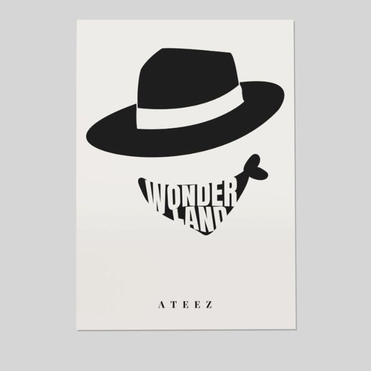ATEEZ "Wonderland" Retro Style - Size 24''x36''