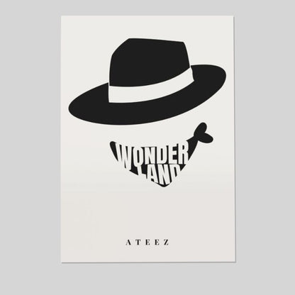 ATEEZ "Wonderland" Retro Style - Size 24''x36''