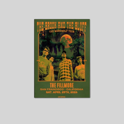 The Brook & The Bluff The Werewolf Tour 2026 Poster Size 24''x36''