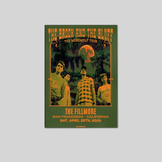 The Brook & The Bluff The Werewolf Tour 2026 Poster Size 24''x36''
