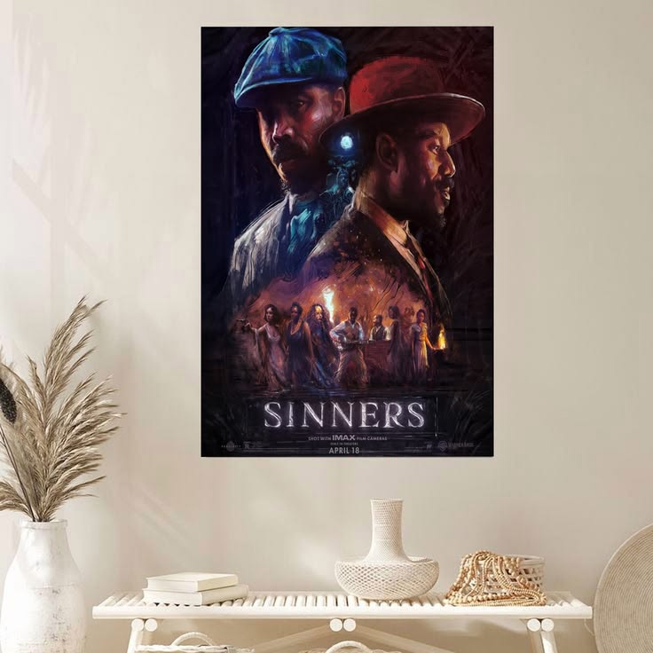 Sinners Movie Poster Michael B Jordan Hailee Steinfeld Miles Size 24''x36''