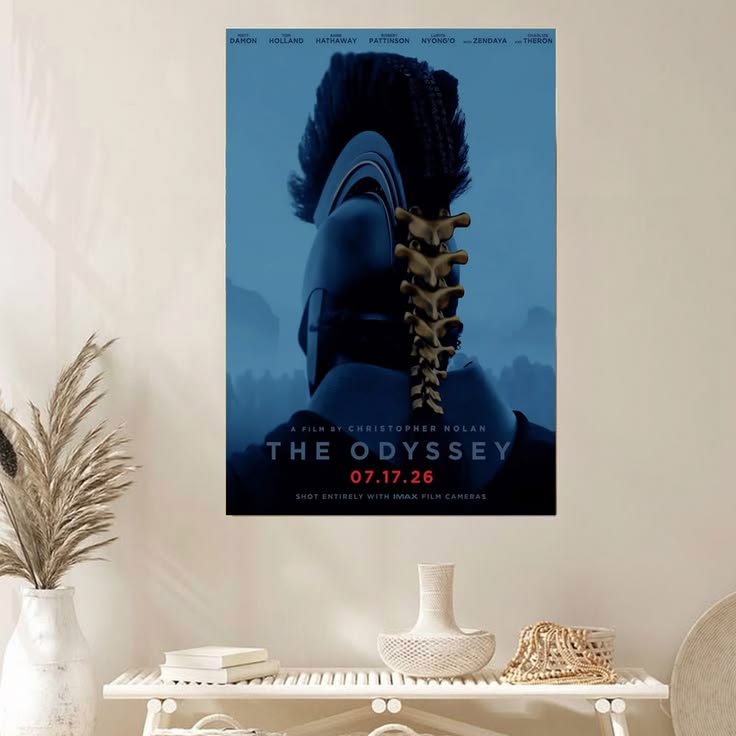The Odyssey Poster, Epic Cinematic Movie Wall Art