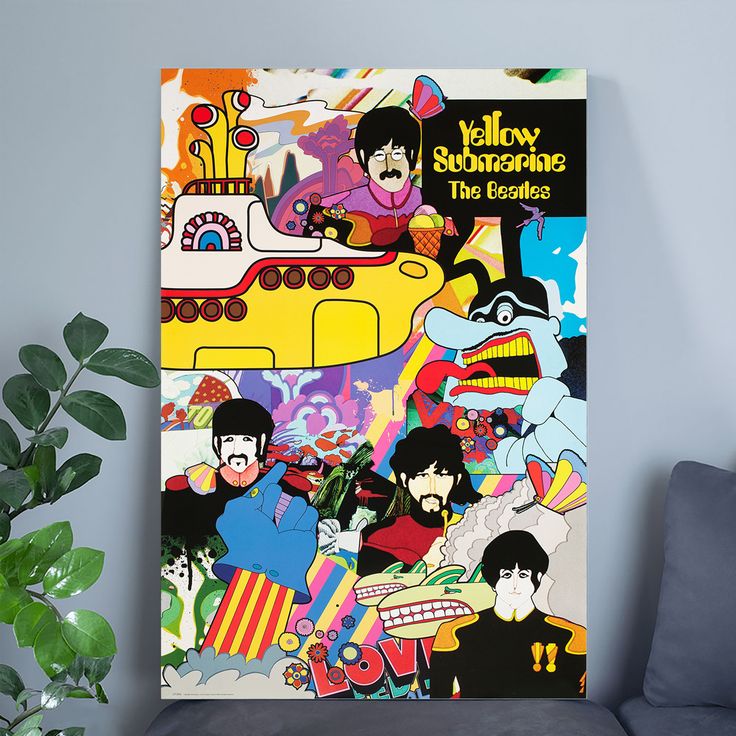 The B.eat.les - Yellow Submarine Poster Size 24''x36''
