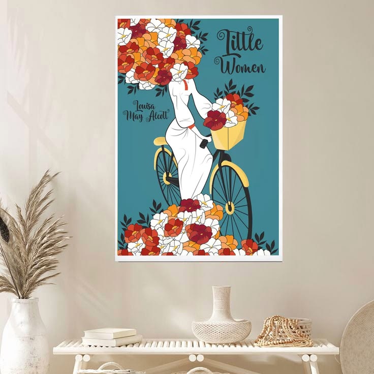 Vintage Little Women Wall Art Poster Full Size 24''x36''