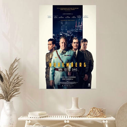 Nuremberg Movie Poster 2025 Historical Drama Film Art Poster Size 24''x36''
