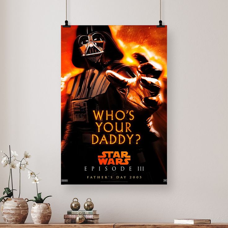 Movie Poster STAR WARS EPISODE III REVENGE OF THE SITH Retro Style - Size 24''x36''