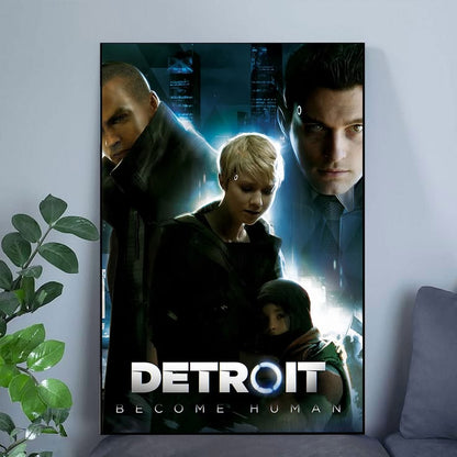 Detroit Become Human Video Game Wall Art Poster Size 24''x36''