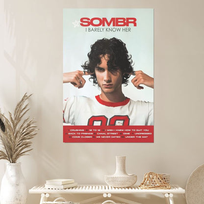 Music Poster- SOMBR album Poster Size 24''x36''