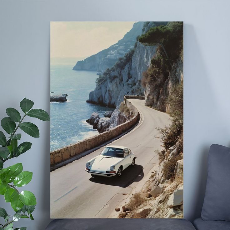 Vintage Poster - Slim Aarons Conca dei Marini – Retro Glam Summer- Size 24x36
