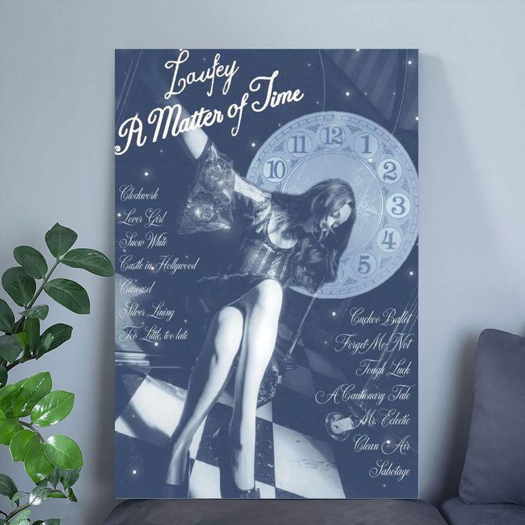 Laufey Music Poster, Bewitched & A Matter of Time Tour Art Minimal Concert Poster Size 24''x36''