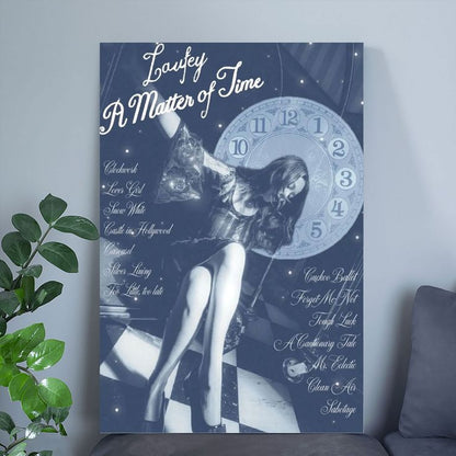 Laufey Music Poster, Bewitched & A Matter of Time Tour Art Minimal Concert Poster Size 24''x36''