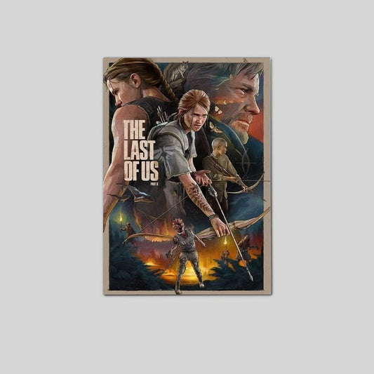 Game Poster, THE LAST OF US Part 2 Home Decor Poster Size 24''x36''