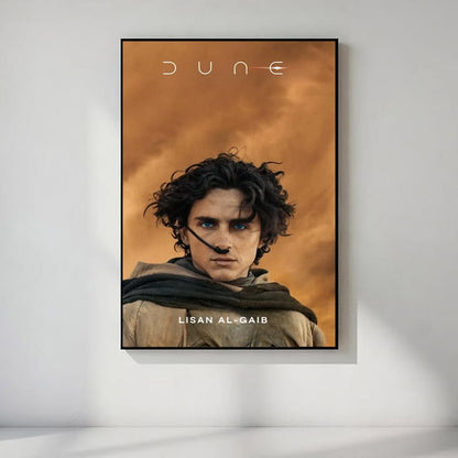 Dune "Lisan Al-Gaib" Poster, Paul Atreides, Sci-Fi Cinematic Movie Wall Art