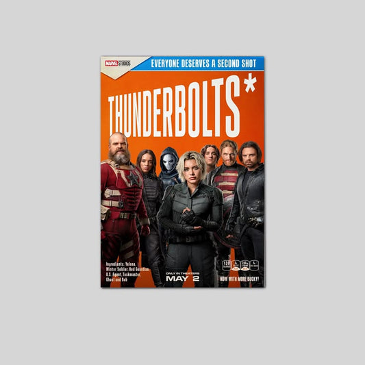 Thunderbolts Movie Poster Florence Pugh Marvel Sebastian Stan Size 24''x36''