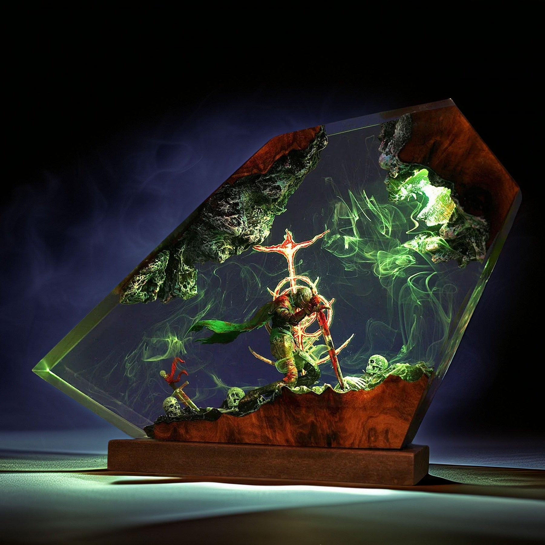 Black Beast Death Blade Resin Lamp