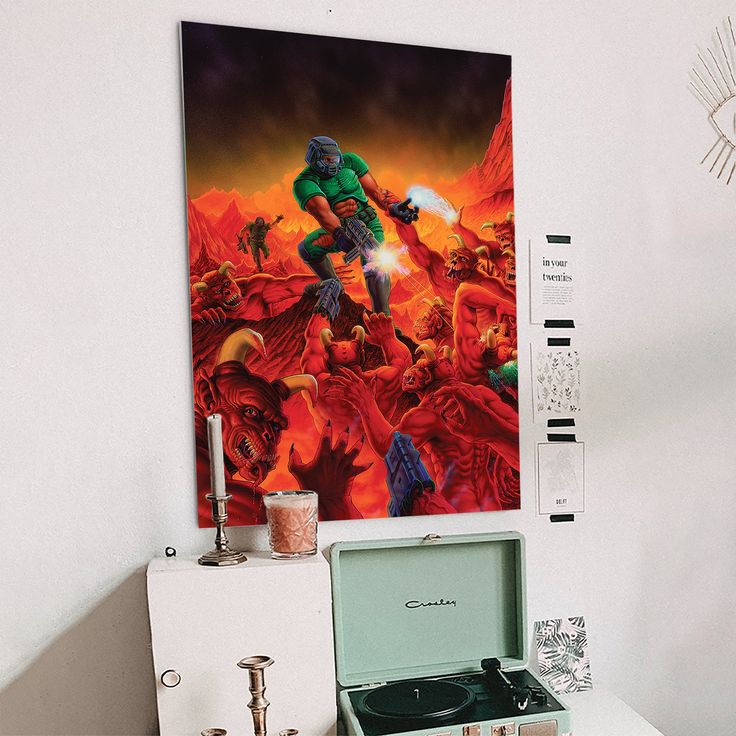 Trends International Doom - Legacy Key Art Wall Poster Retro Style - Size 24''x36''