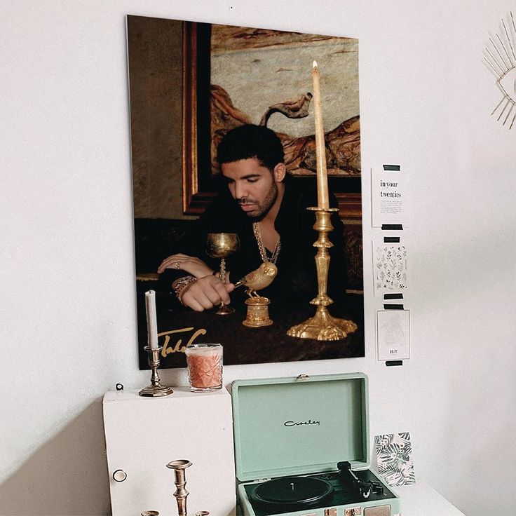Drake Take Care Album Cover Art Poster, Unframed - Bedroom Decor  Size 24''x36''