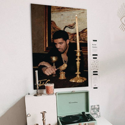 Drake Take Care Album Cover Art Poster, Unframed - Bedroom Decor  Size 24''x36''