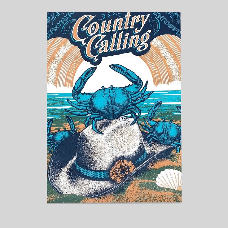COUNTRY CALLING 2025 AP Poster LUKE COMBS BRYAN Brooks & Dunn Size 24''x36''