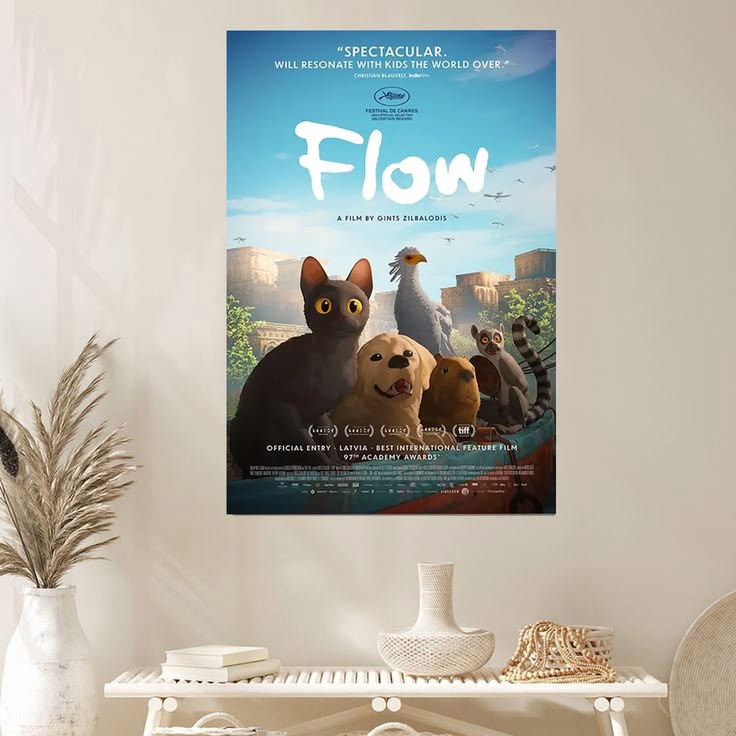 Flow Movie Wall Art Poster Full Size 24''x36''