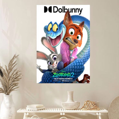 Disney Zootopia 2 Collector's Movie Poster Size 24''x36''